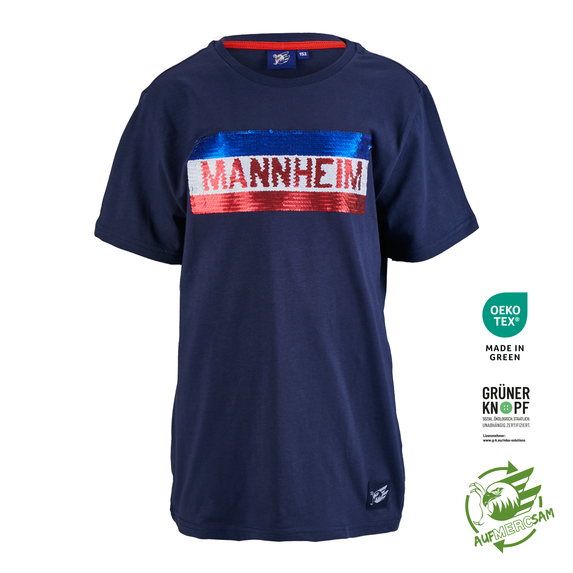 T-Shirt Kids Pailletten Adler 23, 116 T-Shirt Kids Pailletten Adler 23, 116