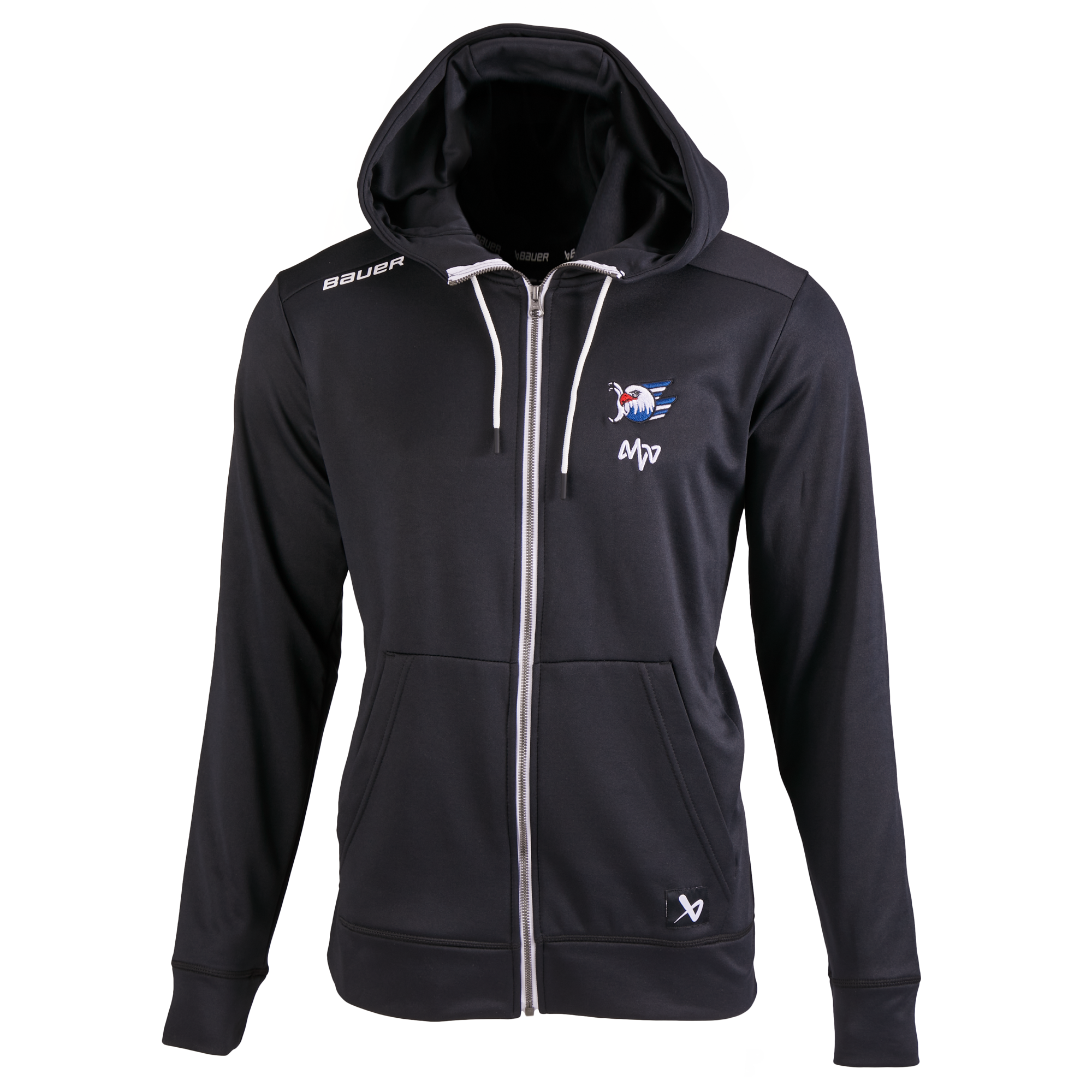 Bauer Zip-Hoodie Schwarz 25, S Bauer Zip-Hoodie Schwarz 25, S