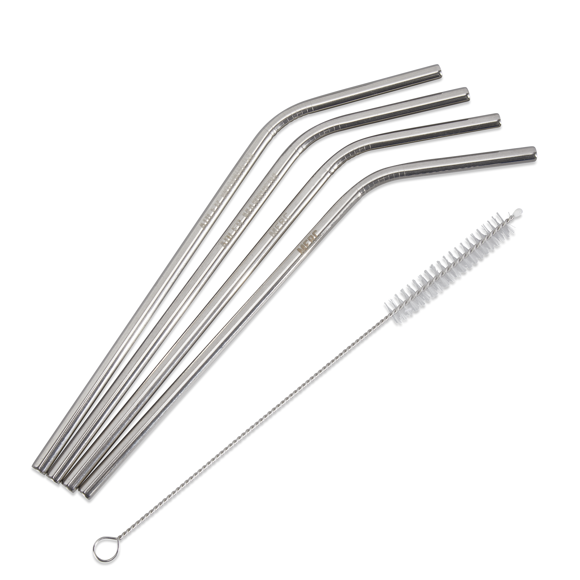Strohhalmset 4-er metall 23 Strohhalmset 4-er metall 23