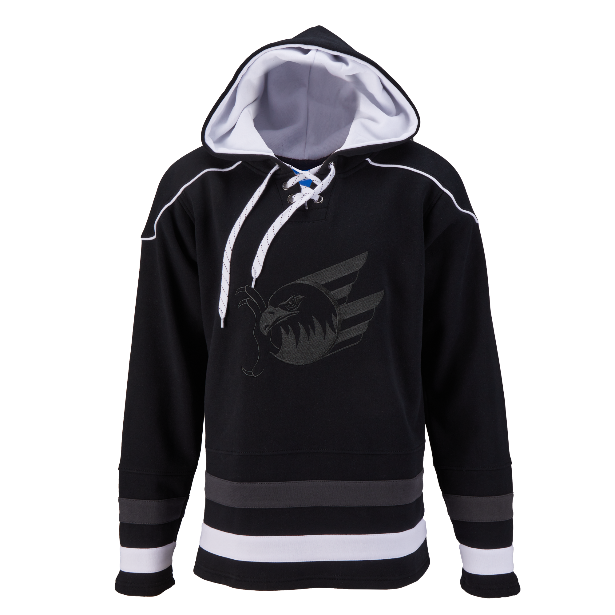 Eishockeyhoodie Schwarz 24, S Eishockeyhoodie Schwarz 24, S
