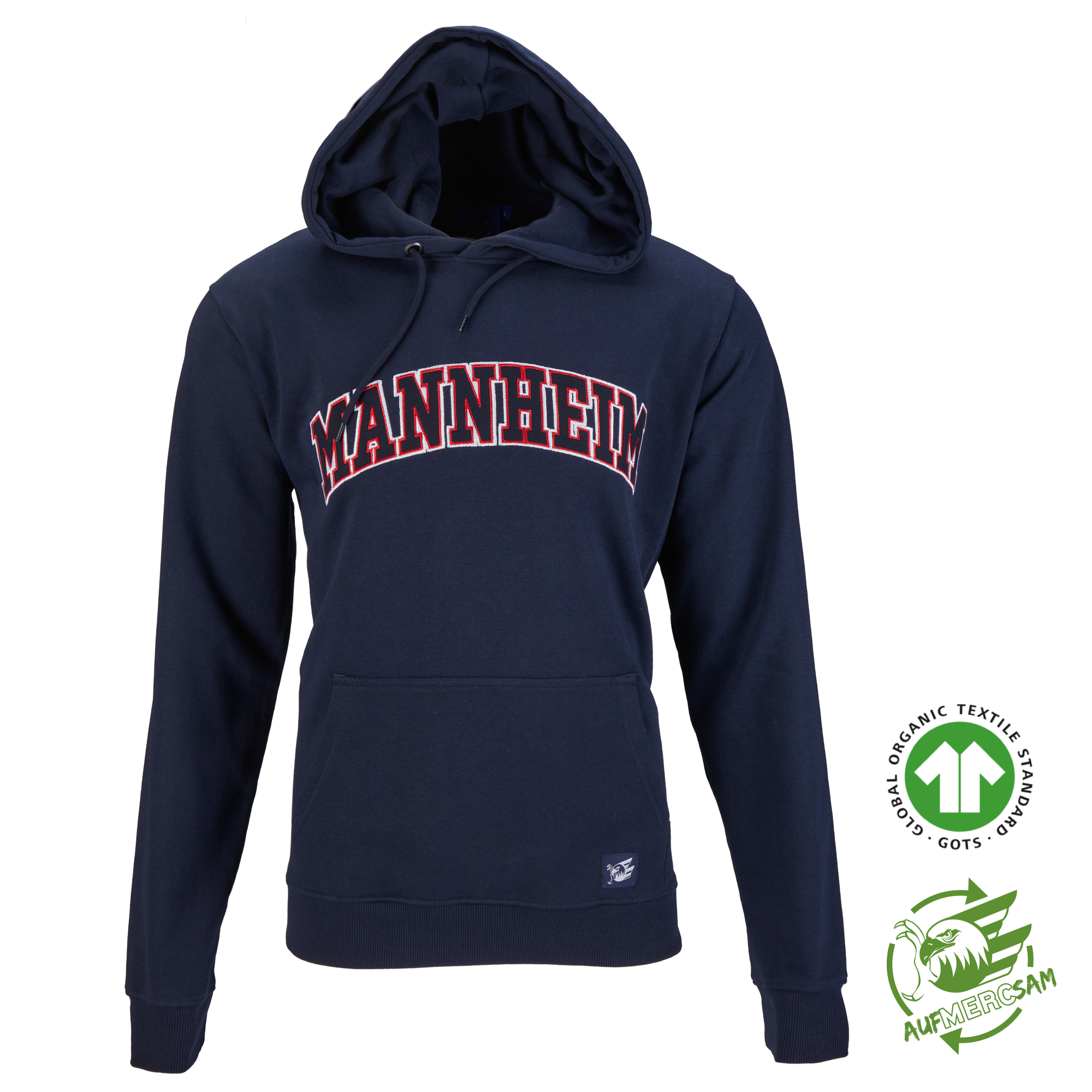 Hoodie Mannheim Schrift 24, S Hoodie Mannheim Schrift 24, S