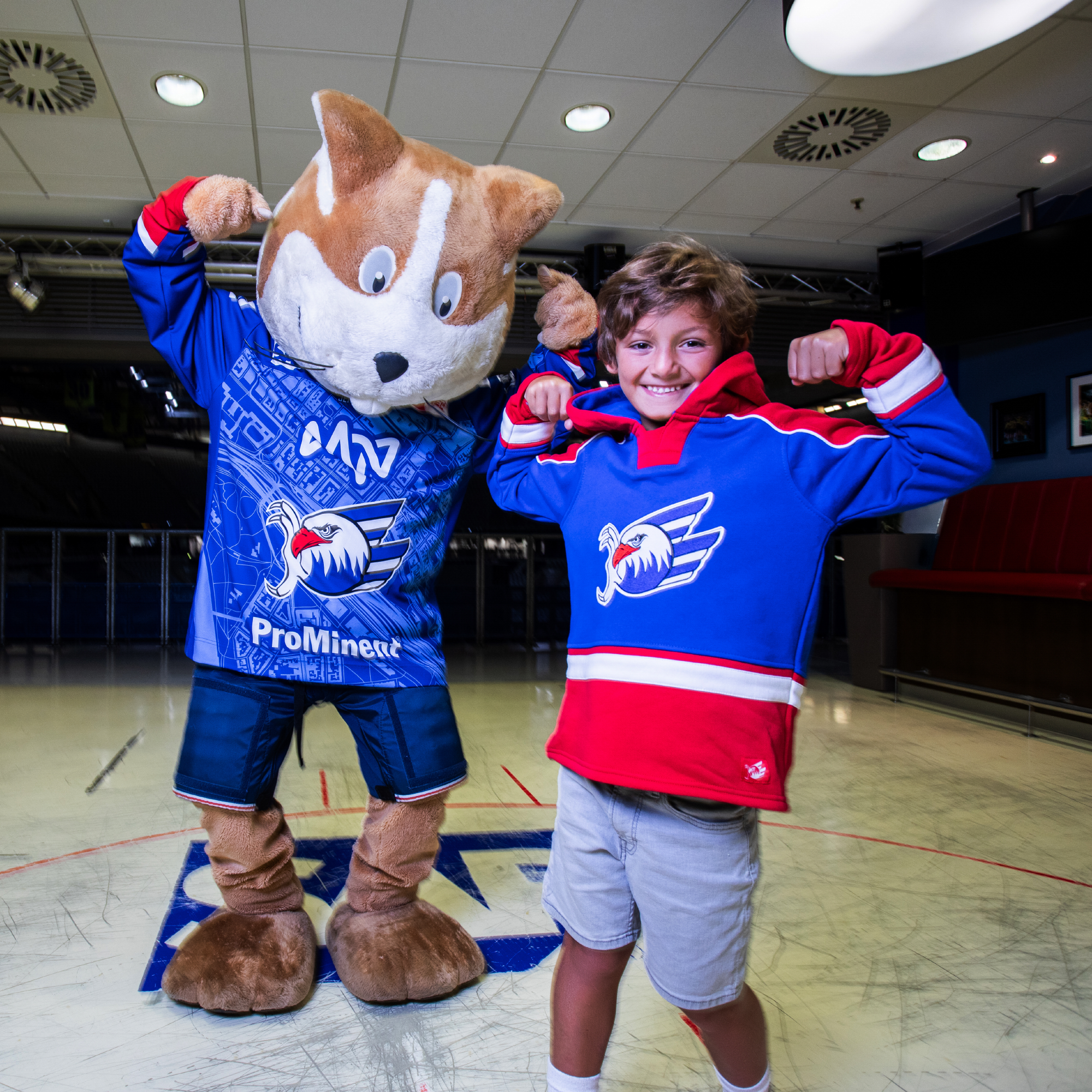 Kids Eishockeyhoodie BWR 25, 134/140 Kids Eishockeyhoodie BWR 25, 134/140