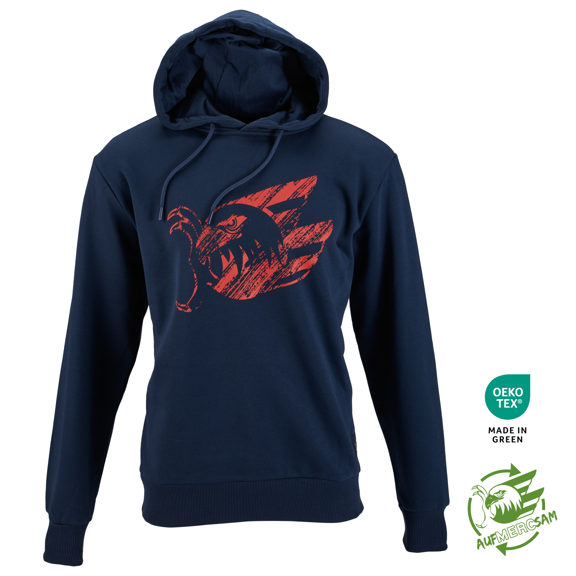 Hoodie Grunge Rot 25, S Hoodie Grunge Rot 25, S