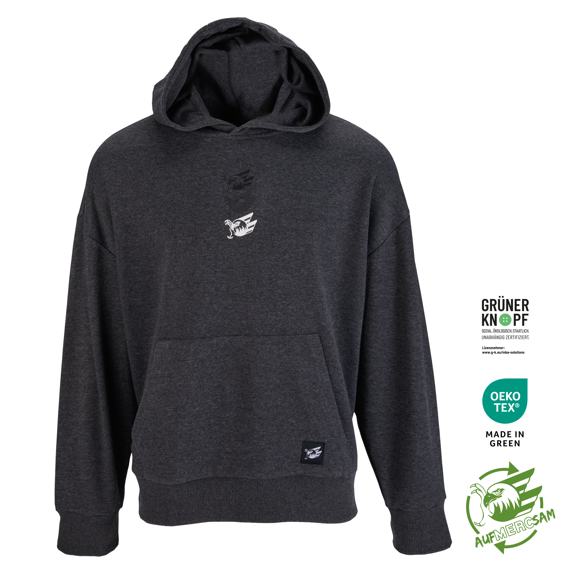 Hoodie Drittel 25, S Hoodie Drittel 25, S