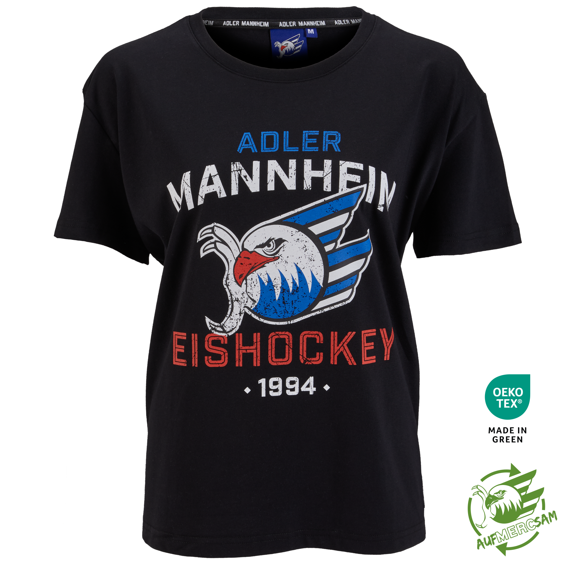 Frauen T-Shirt Adler Mannheim 25, S Frauen T-Shirt Adler Mannheim 25, S