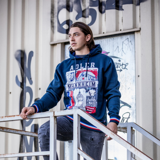 Hoodie Eishockeystadt Mannheim 23, M Hoodie Eishockeystadt Mannheim 23, M