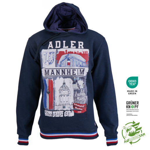 Hoodie Eishockeystadt Mannheim 23, M Hoodie Eishockeystadt Mannheim 23, M