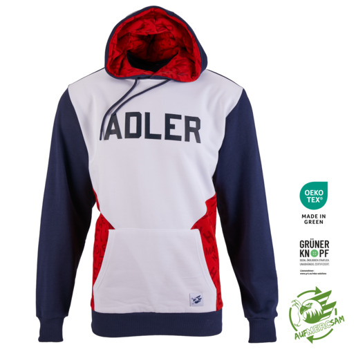 Hoodie Adler Schrift 23, M Hoodie Adler Schrift 23, M