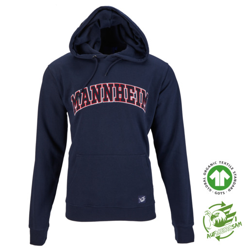 Hoodie Mannheim Schrift 24, S Hoodie Mannheim Schrift 24, S
