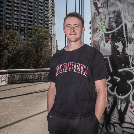 T-Shirt Mannheim Schrift 24, S T-Shirt Mannheim Schrift 24, S