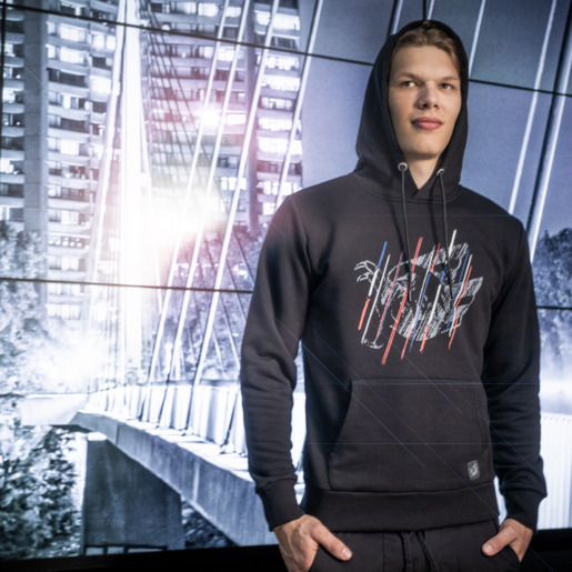 Hoodie Grunge BWR 24, 2XL Hoodie Grunge BWR 24, 2XL
