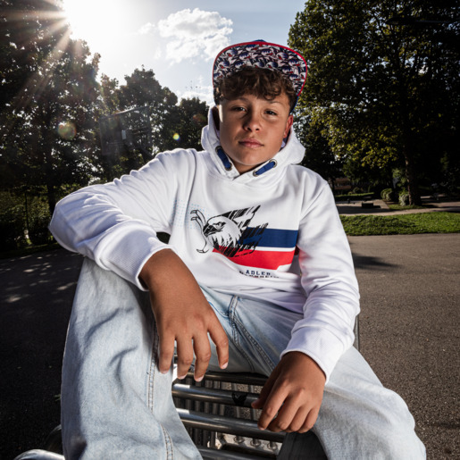 Hoodie Kids Adler Grunge 24, 122/128 Hoodie Kids Adler Grunge 24, 122/128