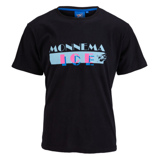 T-Shirt Schwarz Monnema Ice 25, S T-Shirt Schwarz Monnema Ice 25, S