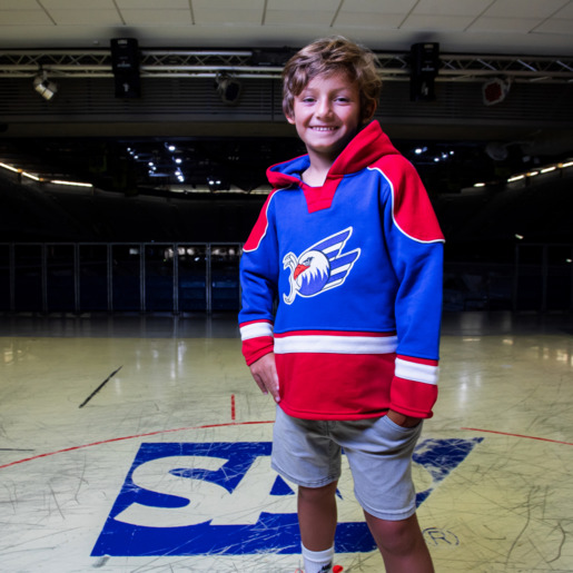 Kids Eishockeyhoodie BWR 25, 134/140 Kids Eishockeyhoodie BWR 25, 134/140