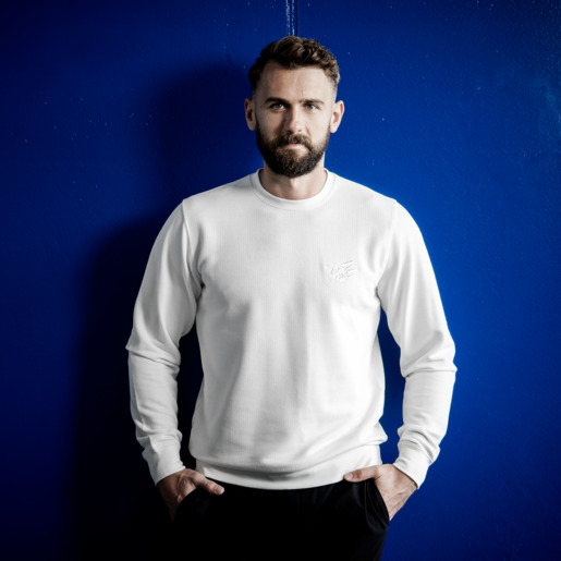 Business Sweater Cremeweiß 25, S Business Sweater Cremeweiß 25, S