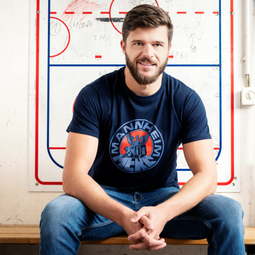 T-Shirt MERC Logo Navy 25, S T-Shirt MERC Logo Navy 25, S