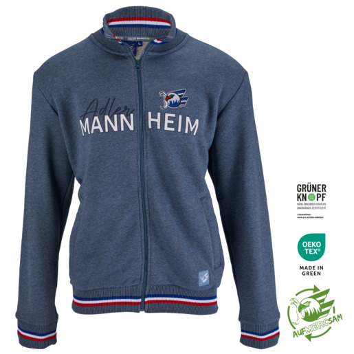 Zip-Weste Mannheim Blau 25, S Zip-Weste Mannheim Blau 25, S