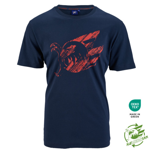 T-Shirt Grunge Rot 25, S T-Shirt Grunge Rot 25, S