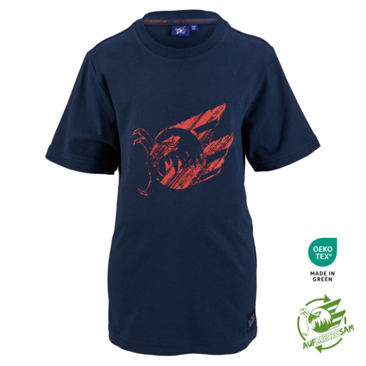 Kids T-Shirt Grunge Rot 25, 122/128 Kids T-Shirt Grunge Rot 25, 122/128