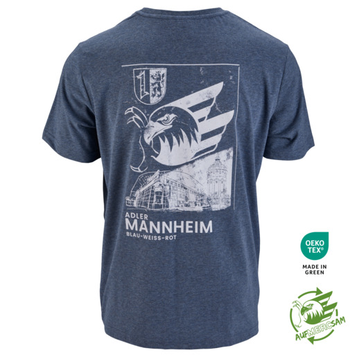 T-Shirt Mannheim Blau 25, S T-Shirt Mannheim Blau 25, S