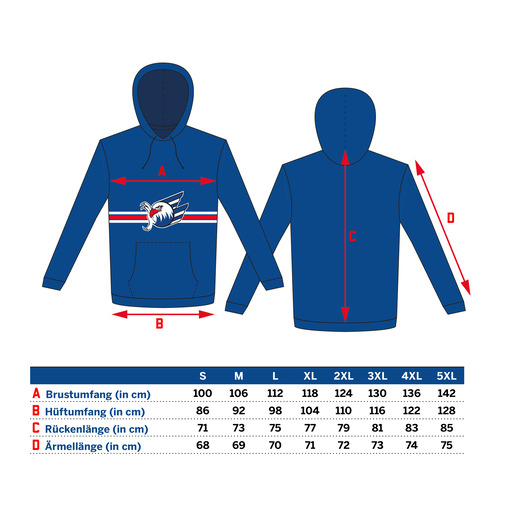 Unisex Hoodie 3D Royal 25, S Unisex Hoodie 3D Royal 25, S