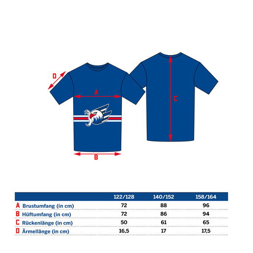 T-Shirt Kids Adler Grunge 24, 158/164 T-Shirt Kids Adler Grunge 24, 158/164